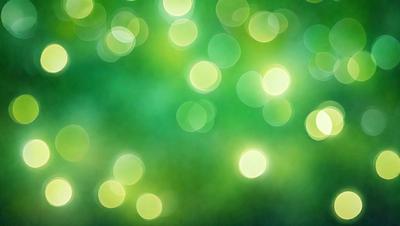 The primary subject of the image is a close-up of a bright green background with a pattern of green lights. The setting appears to be a dark room, and the visual style is a combination of a photo and digital art. The dominant colors are green, and the overall atmosphere is lively and vibrant.