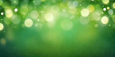 The primary subject of the image is a green field with a bright, luminous background. The setting appears to be a natural environment, possibly a park or a field of grass. The visual style of the image is a combination of a photo and a digital art, creating a vibrant and colorful scene. The dominant colors in the image are green and yellow, giving the scene a bright and lively atmosphere.
