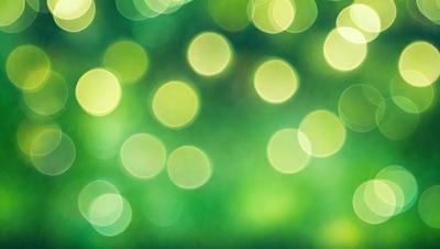 The primary subject of the image is a green background with a pattern of bright, glowing lights. The setting appears to be a forest or a lush green environment. The visual style of the image is a combination of a photo and digital art, creating a unique and captivating effect. The colors and mood of the image are predominantly green, with the bright lights adding a sense of warmth and energy to the scene.