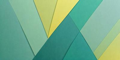 The primary subject of the image is a green and yellow paper cutout. The setting is a green background, and the visual style is a combination of digital art and illustration. The colors and mood of the image are predominantly green and yellow, creating a warm and vibrant atmosphere.