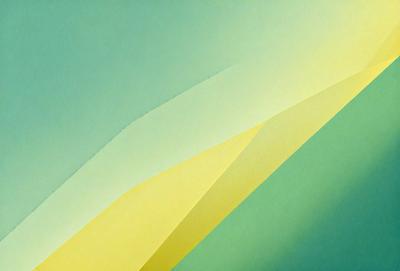 The primary subject of the image is a yellow and green striped pattern. The setting is a green background, and the visual style appears to be a digital art or illustration. The dominant colors are yellow and green, creating a lively and vibrant atmosphere.