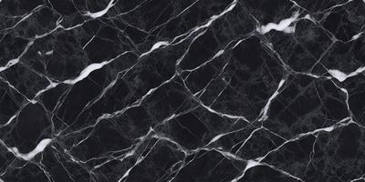 The primary subject of the image is a black and white marble pattern. The setting is a black background, and the visual style is a close-up of the marble pattern. The colors and mood of the image are predominantly black and white, creating a classic and elegant atmosphere.