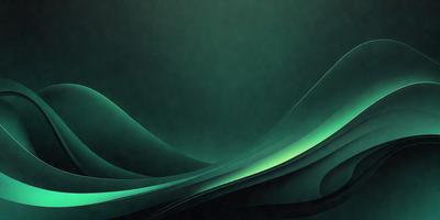 The primary subject of the image is a green background with a patterned design. The setting is a dark room, and the visual style appears to be a digital art or illustration. The dominant colors are green and black, creating a moody and atmospheric scene.