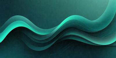 The primary subject of the image is a wave, which is the main object, scene, or focus of the image. The wave is depicted in a digital art style, giving it a modern and visually appealing appearance. The setting or background of the image is a dark blue surface, which contrasts with the vibrant green color of the wave. The overall atmosphere of the image is dynamic and energetic, as the wave appears to be moving and flowing.