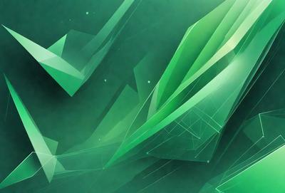 The primary subject of the image is a green, geometric pattern. The setting is a dark, green background, which creates a contrast with the pattern. The visual style is a combination of digital art and illustration, giving the image a unique and artistic appearance. The dominant colors are green and black, creating a calm and soothing atmosphere.