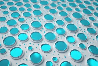 The primary subject of the image is a blue and white patterned surface, which appears to be a wall or a piece of artwork. The setting is a room with a blue and white color scheme. The visual style is a combination of digital art and illustration, creating a unique and eye-catching design. The dominant colors are blue and white, giving the scene a calm and soothing atmosphere.