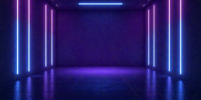 Purple room with a purple wall and a purple floor.