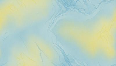 The primary subject of the image is a blue and yellow painting of a rocky surface. The setting is a blue and yellow background, which adds to the overall visual style. The painting appears to be a digital art or illustration, showcasing the artist's creativity and skill. The dominant colors in the painting are blue and yellow, creating a vibrant and lively atmosphere.