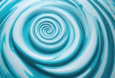 The primary subject of the image is a spiral pattern, which is the main object, scene, or focus of the image. The spiral pattern is set against a blue background, creating a visually striking contrast. The spiral pattern is depicted in a digital art style, giving it a modern and creative appearance. The overall atmosphere of the image is one of intrigue and visual interest, as the spiral pattern is the main focus of the image.