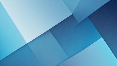 The primary subject of the image is a blue and white geometric pattern. The setting is a blue background, and the visual style appears to be a digital art or illustration. The dominant colors are blue and white, creating a calm and soothing atmosphere.