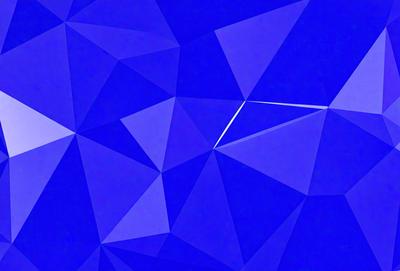 The primary subject of the image is a blue geometric pattern, which appears to be a digital art or illustration. The setting is a blue background, and the visual style is a combination of digital art and geometric patterns. The dominant colors in the image are blue and white, creating a calm and soothing atmosphere.