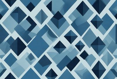 The primary subject of the image is a blue and white patterned background. The setting is a blue and white checkered pattern, which creates a visually appealing and cohesive design. The visual style of the image is a combination of digital art and illustration, as it features a complex and intricate pattern. The colors and mood of the image are predominantly blue and white, giving it a clean, modern, and sophisticated appearance.