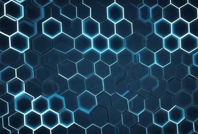The primary subject of the image is a blue and white geometric pattern, which is the main object, scene, or focus of the image. The setting or background is a blue and white geometric pattern, which is the environment, backdrop, or surface visible in the image. The visual style of the image is digital art, as it is a digital representation of a geometric pattern. The dominant colors and overall atmosphere of the image are blue and white, giving it a clean and modern appearance.