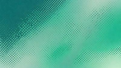 The primary subject of the image is a green background with a pattern of dots. The setting appears to be a digital art or illustration, as the dots are arranged in a visually appealing manner. The visual style is a mix of digital art and pattern, creating a unique and interesting design. The colors and mood of the image are predominantly green, giving it a calm and soothing atmosphere.