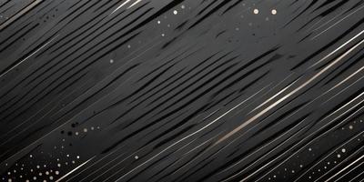 The primary subject of the image is a black and white drawing of a pattern, which appears to be a combination of stripes and swirls. The setting is a black background, which contrasts with the white lines of the pattern. The visual style is a combination of digital art and illustration, creating a unique and artistic representation of the pattern. The colors and mood of the image are predominantly black and white, giving it a classic and timeless appearance.