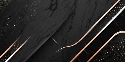 The primary subject of the image is a marble wall with a black background. The setting is a dark room, and the visual style is a combination of a photo and digital art. The dominant colors are black and white, creating a moody atmosphere.