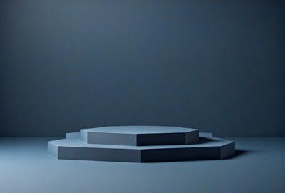 The primary subject of the image is a blue square or box, which is the main object, scene, or focus of the image. The setting or background is a blue wall, and the visual style appears to be a photo. The colors and mood of the image are predominantly blue, creating a calm and serene atmosphere.