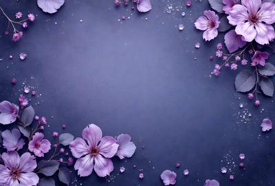 The primary subject of the image is a purple flower, which is the main object, scene, or focus of the image. The setting/background features a blue surface, which adds to the overall atmosphere of the image. The visual style of the image is a photo, showcasing the purple flower in its natural environment. The colors and mood of the image are predominantly purple, creating a serene and calming atmosphere.