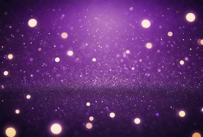 The primary subject of the image is a purple background with a multitude of bright, white stars scattered throughout the scene. The setting appears to be a dark, starry night, with the purple background providing a contrasting backdrop to the stars. The visual style of the image is a combination of a photo and digital art, creating a unique and captivating atmosphere. The colors and mood of the image are predominantly purple and dark, with the white stars adding a touch of brightness and contrast to the overall scene