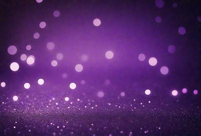 The primary subject of the image is a purple background with a pattern of white stars. The setting is a dark background, which contrasts with the purple and white stars. The visual style is a combination of a photo and digital art, creating a unique and eye-catching design. The colors and mood of the image are predominantly purple and white, giving it a calm and serene atmosphere.