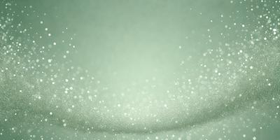 The primary subject of the image is a close-up of a green background with a pattern of white sparkles. The setting appears to be a studio or a controlled environment, as the background is uniform and the sparkles are evenly distributed. The visual style of the image is a combination of photo and digital art, as the sparkles are created through a digital filter or effect. The colors and mood of the image are predominantly green and white, with a sense of calmness and tranquility.