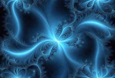 The primary subject of the image is a blue and white swirling pattern, which appears to be a digital art or illustration. The setting is a dark blue background, creating a contrasting effect with the swirling pattern. The visual style suggests that the image is a creative and artistic representation of a swirling design. The colors and mood of the image are predominantly dark and moody, with the blue and white swirls adding a touch of elegance and sophistication to the overall atmosphere.