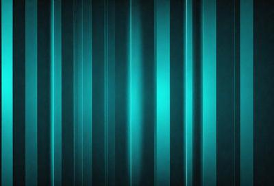 The primary subject of the image is a blue and green striped pattern. The setting is a dark background, which contrasts with the bright colors of the striped pattern. The visual style appears to be a digital art or illustration, as the colors and patterns are well-defined and consistent throughout the image. The overall atmosphere is vibrant and energetic, with the blue and green stripes creating a sense of movement and dynamism.