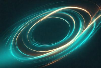 The primary subject of the image is a blue and yellow swirling pattern, which appears to be a digital art or illustration. The setting is a dark background, which contrasts with the vibrant colors of the swirling pattern. The visual style suggests that the image is a creative and artistic representation of a swirling motion. The dominant colors are blue and yellow, creating a lively and energetic atmosphere.