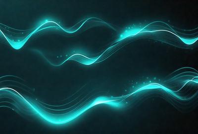 The primary subject of the image is a blue wave pattern, which is the main object, scene, or focus of the image. The setting or background is a dark blue surface, which creates a contrasting and dramatic atmosphere. The visual style of the image is digital art, as it appears to be a digital illustration or pattern. The dominant colors in the image are blue and black, which contribute to the overall mood of the image.