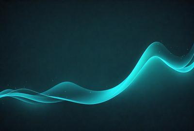 The primary subject of the image is a blue wave or a blue flowing line, which appears to be a digital art or illustration. The setting is a dark blue background, creating a contrasting and visually striking scene. The visual style is modern and contemporary, with the blue wave or flowing line being the main focus of the image. The colors and mood of the image are predominantly blue, giving it a calm and serene atmosphere.