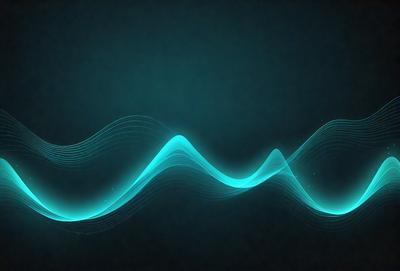 The primary subject of the image is a blue wave pattern, which is the main object, scene, or focus of the image. The setting or background is a dark blue sky, and the visual style is a digital art or illustration. The dominant colors and overall atmosphere are a combination of blue and black, creating a sense of depth and contrast.