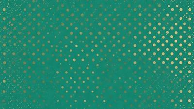 The primary subject of the image is a close-up of a blue background with a pattern of gold dots. The setting appears to be a wall or a surface with a patterned design. The visual style of the image is a combination of a photo and a digital art, illustration, or drawing. The dominant colors in the image are blue and gold, creating a calm and soothing atmosphere.