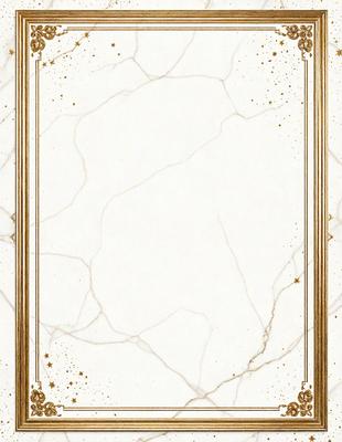 The primary subject of the image is a white marble background with a gold border. The setting is a white marble surface, which gives the image a clean and elegant appearance. The visual style is a combination of digital art and illustration, creating a unique and artistic representation of the marble background. The colors and mood of the image are predominantly white and gold, giving it a sophisticated and luxurious feel.