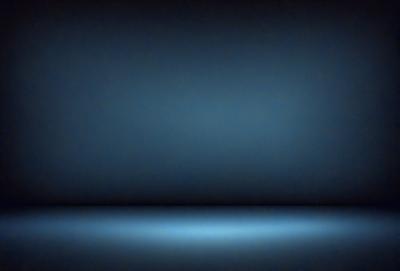 The primary subject of the image is a blue wall. The setting is a dark room, and the visual style is a photo. The dominant colors are blue and black, creating a moody atmosphere.