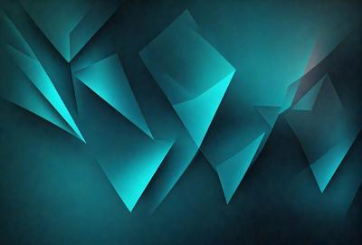 The primary subject of the image is a blue and white geometric pattern. The setting is a dark blue background, which creates a contrasting and visually striking effect. The visual style of the image is a combination of digital art and illustration, as it features a complex and intricate design. The dominant colors in the image are blue and white, which contribute to a calm and soothing atmosphere.