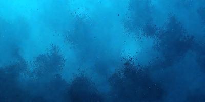 The primary subject of the image is a blue background with a pattern of white dots. The setting appears to be a space or an aquatic environment, as the background is described as a blue ocean or a blue sky. The visual style of the image is digital art, as it is described as a digital art piece. The dominant colors in the image are blue and white, creating a calm and serene atmosphere.