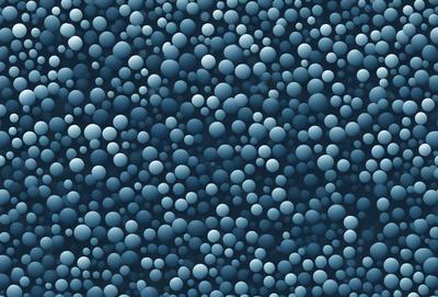 The primary subject of the image is a blue background with a pattern of blue and white circles. The setting is a blue and white patterned background, which creates a visually appealing and cohesive design. The visual style of the image is a digital art or illustration, as it features a well-defined and consistent pattern of circles. The colors and mood of the image are predominantly blue and white, giving it a calm and soothing atmosphere.