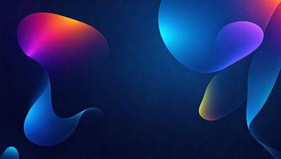 The primary subject of the image is a blue background with a pattern of swirling lines. The setting is a dark, nighttime environment, and the visual style appears to be a digital art or illustration. The dominant colors are blue and black, creating a moody and atmospheric mood.
