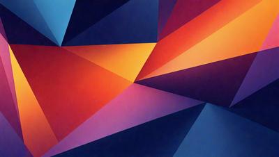 The primary subject of the image is a geometric pattern, which is displayed in a blue and purple color scheme. The setting is a dark blue background, and the visual style appears to be a digital art or illustration. The dominant colors and overall atmosphere of the image are a mix of blue and purple, creating a sense of depth and complexity.