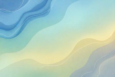 The primary subject of the image is a blue and yellow painting of a wave. The setting is a blue and yellow background, which adds to the overall visual style. The painting appears to be a digital art or illustration, creating a vibrant and dynamic atmosphere. The dominant colors in the painting are blue and yellow, which are also present in the background, creating a cohesive and harmonious composition.
