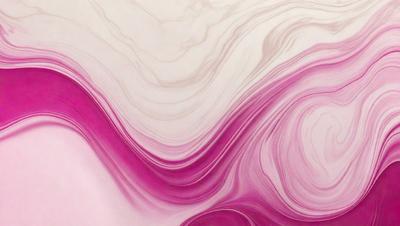 The primary subject of the image is a pink and white swirl pattern, which appears to be a digital art or illustration. The setting is a white wall, and the visual style is a combination of digital art and illustration. The dominant colors in the image are pink and white, creating a warm and vibrant atmosphere.