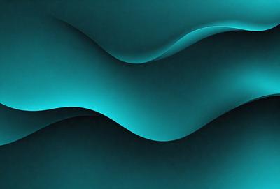The primary subject of the image is a blue wave or ripple pattern. The setting is a dark blue background, which creates a contrasting effect with the wave. The visual style appears to be a digital art or illustration, as the wave is depicted in a smooth and detailed manner. The dominant colors are blue and black, giving the image a calm and serene atmosphere.