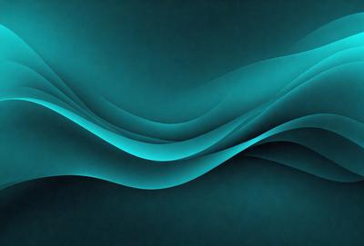 The primary subject of the image is a blue ocean wave. The setting is a dark blue background, which creates a contrasting effect with the wave. The visual style is a digital art or illustration, as the wave appears to be a part of a larger design or pattern. The dominant colors are blue and black, giving the image a calm and serene atmosphere.