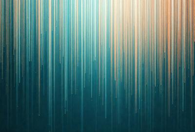 The primary subject of the image is a blue and white striped pattern. The setting is a dark blue background, which creates a contrast with the light blue and white stripes. The visual style appears to be a digital art or illustration, as the pattern is intricate and well-defined. The colors and mood of the image are predominantly blue and white, giving it a calm and soothing atmosphere.