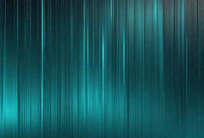 The primary subject of the image is a blue and green striped pattern. The setting is a dark background, which contrasts with the vibrant colors of the pattern. The visual style appears to be a digital art or illustration, as the colors and patterns are well-defined and consistent throughout the image. The overall atmosphere is one of depth and intrigue, as the viewer is drawn into the pattern and its unique design.