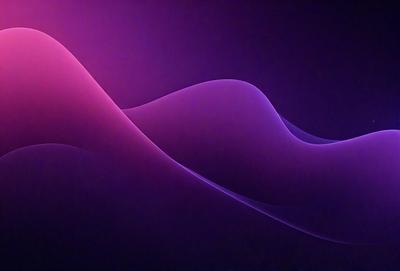 The primary subject of the image is a purple wave, which is the main focus of the scene. The wave is set against a dark purple background, creating a striking contrast. The visual style of the image is a digital art or illustration, as it appears to be a computer-generated or hand-drawn representation of the wave. The dominant colors in the image are purple and dark purple, giving the scene a moody and dramatic atmosphere.