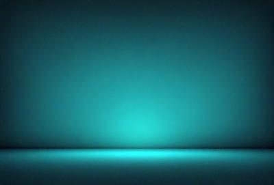 The primary subject of the image is a blue wall with a blue light shining on it. The setting is a dark room, and the visual style appears to be a digital art or illustration. The dominant colors are blue, and the overall atmosphere is calm and serene.