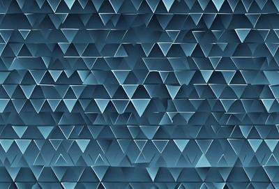 The primary subject of the image is a blue and white patterned wall. The setting is a room with a blue and white tiled wall, which creates a visually appealing and cohesive atmosphere. The visual style of the image is a combination of digital art and illustration, as the blue and white pattern is intricately designed and well-executed. The colors and mood of the image are predominantly blue and white, giving it a clean, modern, and sophisticated appearance.