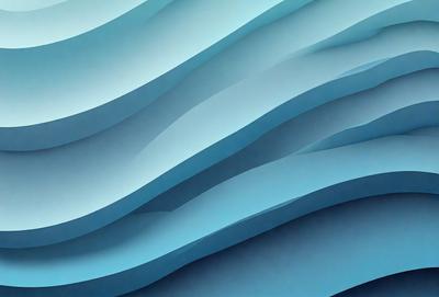 The primary subject of the image is a blue wave pattern, which is the main object, scene, or focus of the image. The setting or background features a blue surface, which adds to the overall atmosphere. The visual style of the image is a digital art or illustration, as it is a pattern or texture that is digitally created. The dominant colors in the image are blue, which creates a calm and soothing mood.
