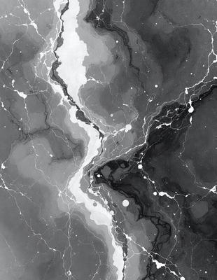 The primary subject of the image is a black and white drawing of a river, with a large body of water and a bridge crossing it. The setting is a marble surface, which adds to the overall atmosphere of the artwork. The visual style is a combination of drawing and digital art, creating a unique and intricate representation of the river and its surroundings. The colors and mood of the image are predominantly dark and moody, with the black and white palette adding to the dramatic and captivating nature of